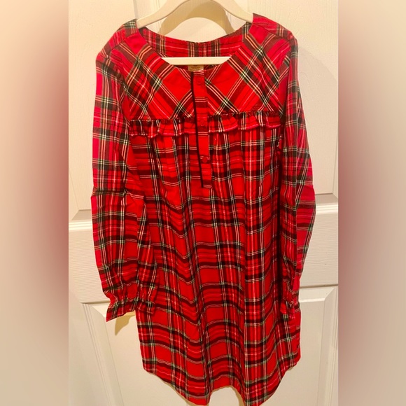 Robe Fille Crewcuts (J.Crew) à Carreaux, Halter, Coton, Taille 12 (10-12 Ans) - NEUF